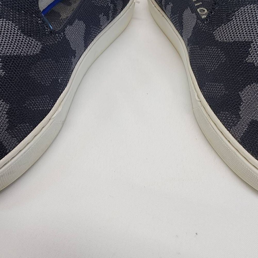 Rothy's The Sneaker in Gray Camo Slip On Flats Shoes Womens Size 8 - Picture 10 of 15